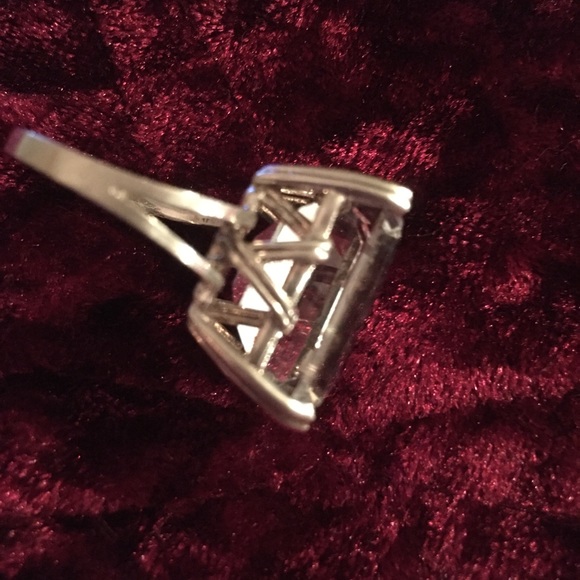 Huge Vintage SS Rock Crystal Quartz Ring 8 - Picture 8 of 10